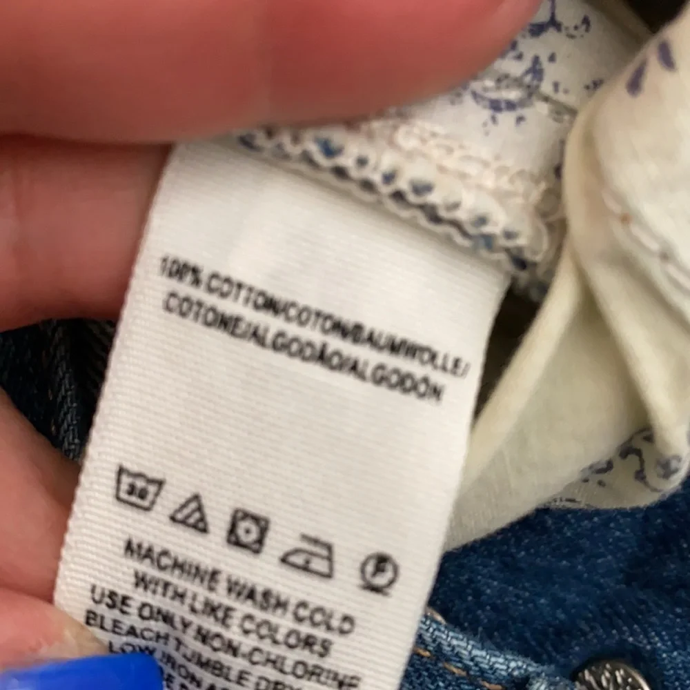 We The Free Regular Low Rise Button Fly Distressed Jeans
